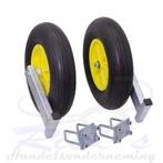 Centreerset / boeggeleider luchtband 400/480-8 – gele velg, Ophalen of Verzenden, Nieuw