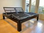 ZGAN Auping auronde bed 180 x 200 x 48 cm 2M, SMART BASE, Zwart, Tweepersoons, Zo goed als nieuw, 180 cm
