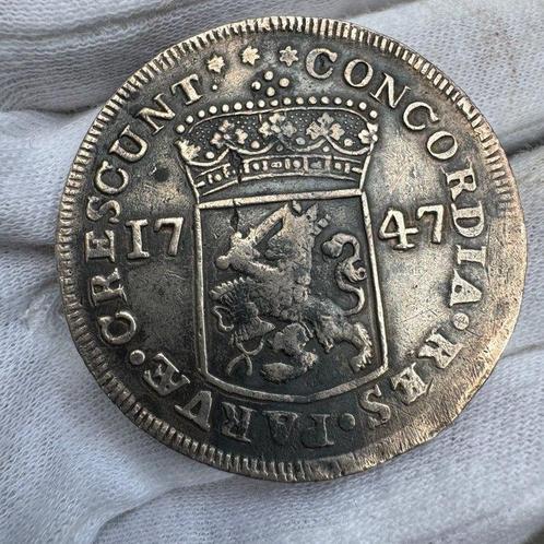 Nederland, Zeeland Zilveren Dukaat 1747 (Zonder, Postzegels en Munten, Munten | Nederland