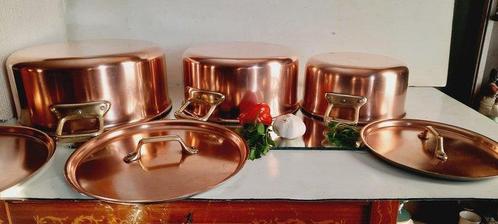 WEGRO PROFESSIONEEL ZWARE PANNEN MET DEKSELS 9365 g - Pan, Antiek en Kunst, Antiek | Keukenbenodigdheden