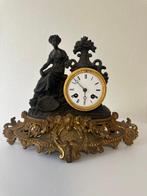 Figurale pendule - Messing, Zinklegering - 1850-1900, Antiek en Kunst
