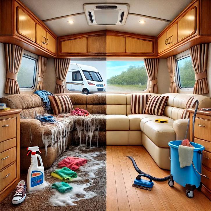 caravan - camper kussens - matras reiniging bij u op locatie, Diensten en Vakmensen, Reparatie en Onderhoud | Caravans en Campers