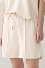 -50% Summum  Summum 4s2804-30689 shorts washed modal scuba, Kleding | Dames, Broeken en Pantalons, Verzenden, Nieuw, Beige