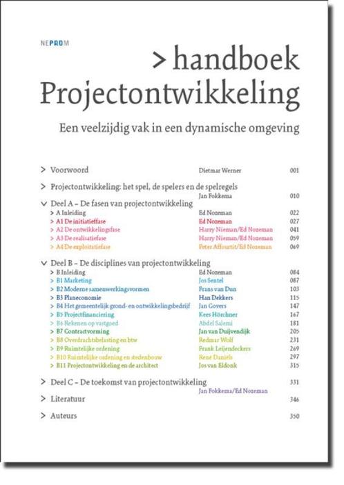 Handboek Projectontwikkeling 9789062286188, Boeken, Studieboeken en Cursussen, Zo goed als nieuw, Verzenden
