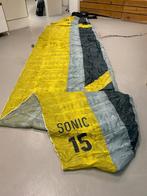 Flysurfer Sonic 4 - 15m | EX Demo licht gebruikt, Watersport en Boten, Ophalen of Verzenden, Gebruikt