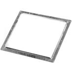 Aluminium instortflens 250x250 mm, Verzenden