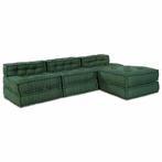 vidaXL Modulaire bank 4 pcs Groen 70 x 70 x 56 cm Stof, Huis en Inrichting, Woonaccessoires | Kussens, Verzenden, Nieuw, Groen
