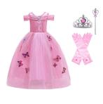 Cinderella-Assepoester prinsessenjurk 98,104,110,116,122-152, Kinderen en Baby's, Carnavalskleding en Verkleedspullen, Nieuw, Meisje