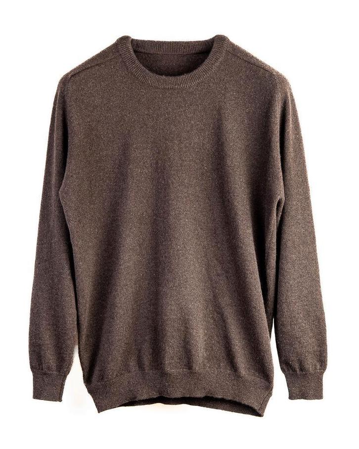 Trui van 100% Mongoolse Jakwol, Kleding | Heren, Truien en Vesten, Bruin, Nieuw, Overige maten, Verzenden