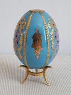Fabergé ei - Œuf Fabergé — Ruban fleuri — The Franklin Mint, Antiek en Kunst