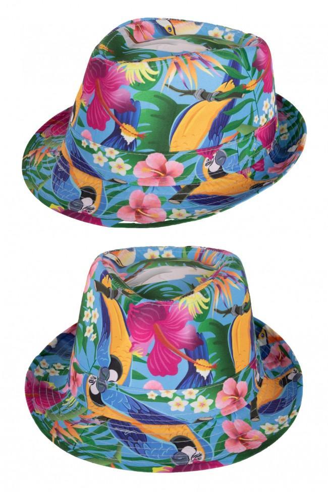 Tropical Papegaai Hoedje, Kleding | Dames, Carnavalskleding en Feestkleding, Verzenden
