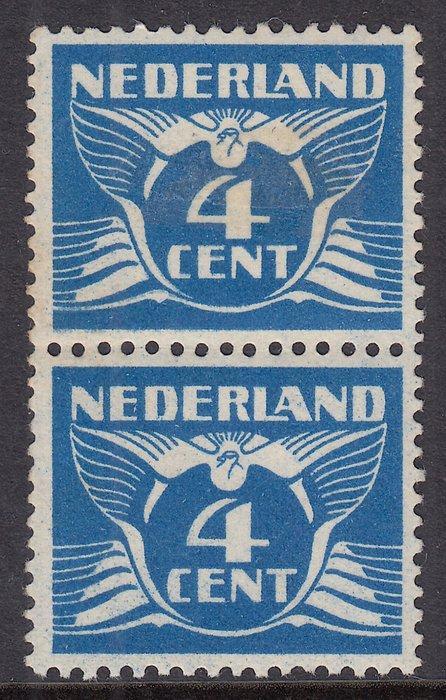 Nederland 1928 - Vliegende Duif, in paar met spiegeldruk -, Postzegels en Munten, Postzegels | Nederland