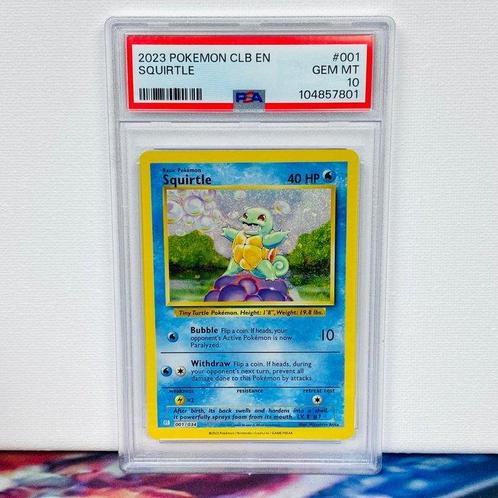 Pokémon Graded card - Squirtle #001 Classic Blastoise Deck -, Hobby en Vrije tijd, Verzamelkaartspellen | Pokémon