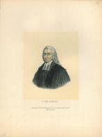 Portrait of Ewaldus Hollebeek, Antiek en Kunst, Kunst | Etsen en Gravures