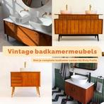Badkamermeubel | Vintage | Teak |  3765, Huis en Inrichting, Badkamer | Badkamermeubels, Minder dan 50 cm, 75 cm of meer, Ophalen of Verzenden