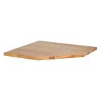 Hardhouten werkblad 86,5 x 86,5 x 3,6 cm voor hoekstuk, Ophalen of Verzenden, Nieuw