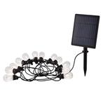 Solar lichtsnoer Sofia buiten 8 meter incl. 12 led lampjes |, Verzenden, Minder dan 50 watt, Wandlamp, Nieuw