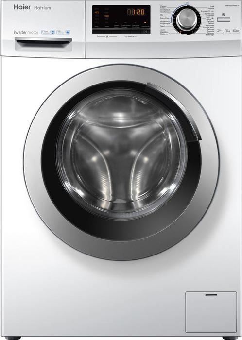 Haier Hw90-bp14636n Wasmachine 9kg 1400t, Witgoed en Apparatuur, Wasmachines, Voorlader, 85 tot 90 cm, Ophalen of Verzenden