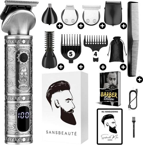 6-in-1 Baardtrimmer Mannen - Trimmer voor Baard en Lichaam -, Sieraden, Tassen en Uiterlijk, Uiterlijk | Gezichtsverzorging, Zo goed als nieuw