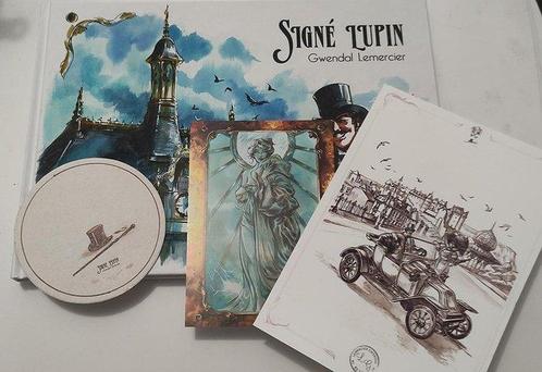 Artbook Signé Lupin + dédicace couleur - C - 1 Album -, Boeken, Stripboeken