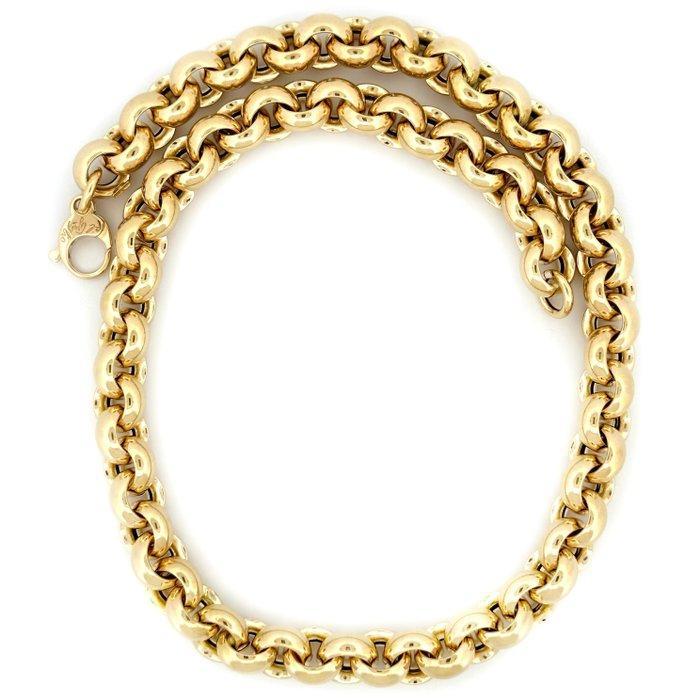 Handmade - Halsketting - 45.6 g - 18 karaat Geel goud, Sieraden, Tassen en Uiterlijk, Kettingen