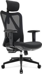 2dekans | LifeGoods Ergonomische Bureaustoel - Office Chair, Huis en Inrichting, Ophalen of Verzenden, Zo goed als nieuw, Zwart