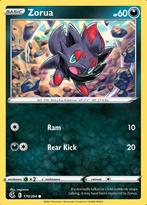 Zorua 170/264 (Fusion Strike), Hobby en Vrije tijd, Verzamelkaartspellen | Pokémon, Ophalen of Verzenden, Nieuw, Losse kaart, Foil