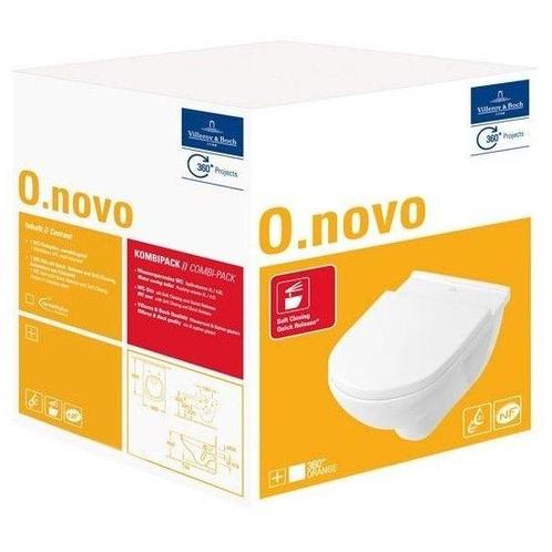 O.Novo Combi-Pack , Wandcloset Diepspoel Met Soft-Close, Doe-het-zelf en Verbouw, Sanitair, Ophalen of Verzenden