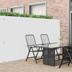 vidaXL Tuinhek Dubbelzijdig Wit 1,8x5 m PVC, Tuin en Terras, Schuttingen, Verzenden, Nieuw, Kunststof