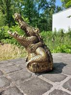 Beeld, crocodile head - 44 cm - polyresin