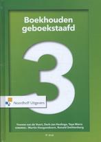 Boekhouden geboekstaafd 3 9789001846015 Teye Marra, Verzenden, Zo goed als nieuw, Teye Marra