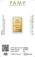 5 gram - Goud .999 - PAMP, Switzerland - Verzegeld, Postzegels en Munten, Edelmetalen en Baren