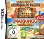Jewel Master Cradle of Egypt + Mahjong Ancient Egypt Los, Spelcomputers en Games, Games | Nintendo DS, Ophalen of Verzenden, Zo goed als nieuw