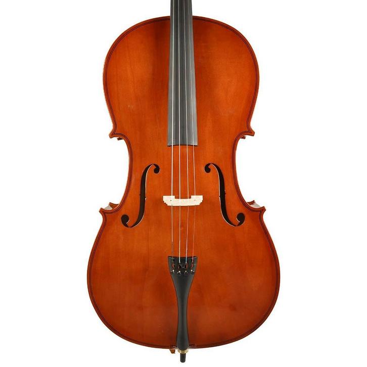 Leonardo LC-1044 4/4 cello met strijkstok en draagtas, Muziek en Instrumenten, Strijkinstrumenten | Cello's, Verzenden