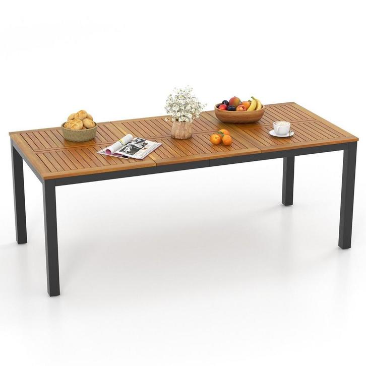 2dekans | Coast Buiteneettafel 200 x 90 x 75 cm voor 8, Tuin en Terras, Tuinsets en Loungesets, Zo goed als nieuw, Ophalen of Verzenden
