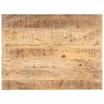 vidaXL Tafelblad 25-27 mm 80x60 cm massief mangohout, Verzenden, Nieuw