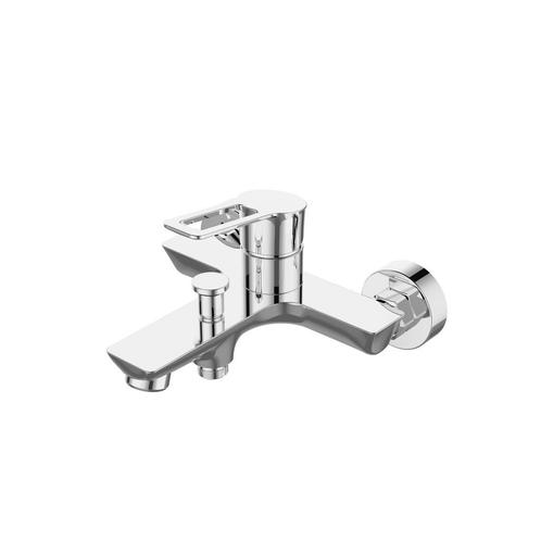 Sanimar Palma Douchemengkraan 12.8 cm Messing Chroom, Doe-het-zelf en Verbouw, Sanitair, Kraan, Nieuw, Chroom, Ophalen of Verzenden