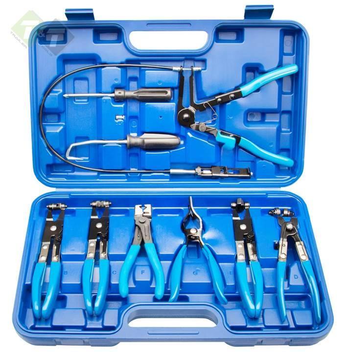 Flexibele Slangklem Tang Set, 7 Delig, Slangklemmen, Slang K, Auto diversen, Autogereedschap, Nieuw, Ophalen of Verzenden