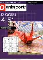 Denksport Sudoku Masterclass - 322 2024, Nieuw, Sport en Vrije tijd, Verzenden