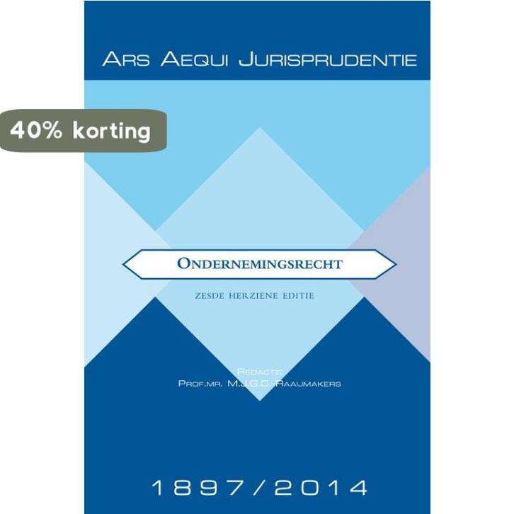 Ondernemingsrecht / Ars Aequi Jurisprudentie 9789069165646, Boeken, Wetenschap, Gelezen, Verzenden
