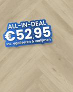 -21% | Actie vloer Plak PVC Visgraat Licht eiken - OP = OP!, Huis en Inrichting, Stoffering | Vloerbedekking, Ophalen, Nieuw