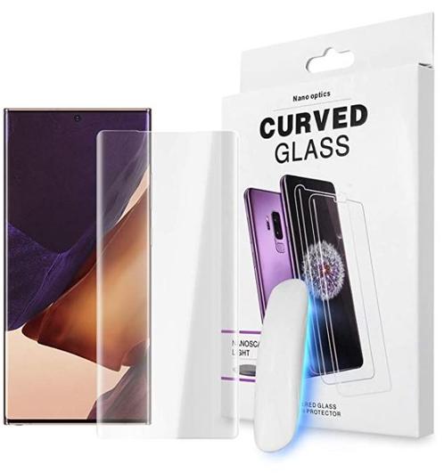 DrPhone - Liquid Glass - - 3D Curved Edge 9H – UV Full Glue, Telecommunicatie, Mobiele telefoons | Hoesjes en Frontjes | Overige merken