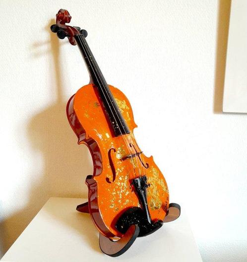 Jan Marti - Violin pop V95, Antiek en Kunst, Kunst | Schilderijen | Modern