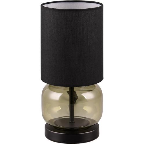 LED Tafellamp - Trion Oliy - E27 Fitting - Rond - Mat Zwart, Huis en Inrichting, Lampen | Tafellampen, Nieuw, Metaal, Ophalen of Verzenden