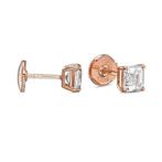 Oorstekers - 18 karaat Geel goud Diamant (Natuurlijk)