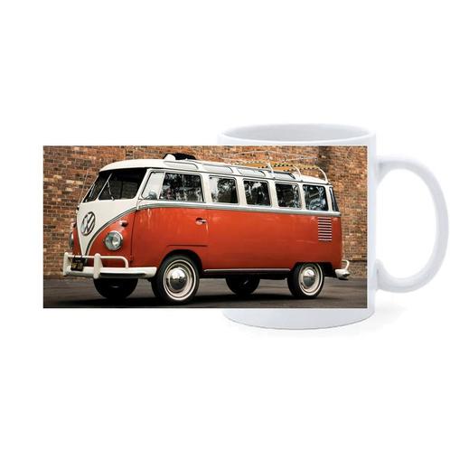 Beker - Samba bus Rood - Oldtimer NIEUW, Huis en Inrichting, Keuken | Servies, Nieuw, Ophalen of Verzenden