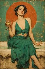 CREATIVE_HUB - Lot of 4 cm 50 x 75 each - Sensual woman, Huis en Inrichting, Nieuw