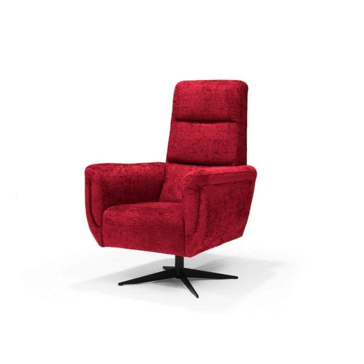 Draaifauteuil Lancaster - fauteuils - Rood, Huis en Inrichting, Stoelen, Rood, Nieuw, Stof