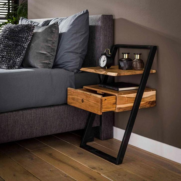 Nachtkastje Leona - OUTLET B, Huis en Inrichting, Stoelen, Nieuw, Ophalen of Verzenden