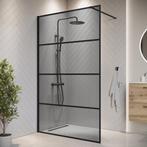 Douchewand Essos 120 x 200 cm Zwart – Inloopdouche 8 mm, Verzenden, Nieuw, Douche